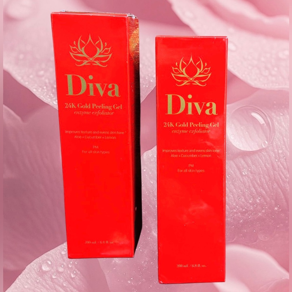 BRAND NEW - (2) Diva 24K Gold Peeling Gel